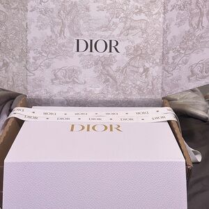 Dior Gift Box with Ribbon, Dior Shipping Box